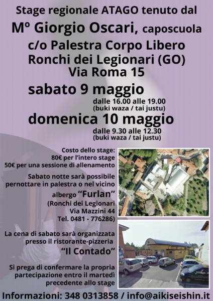 volantino stage maggio